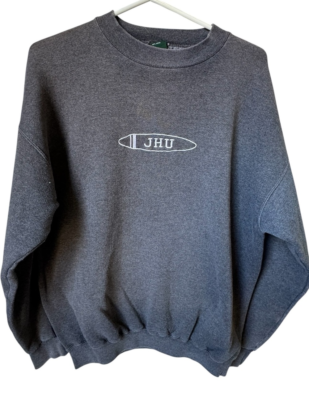 Vintage JSU Johns Hopkins University Gray Crewneck Sweatshirt Men’s L MINTY